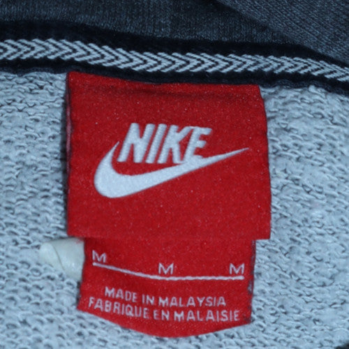 Womens UK Size M Nike Grey Pullover Hoodie