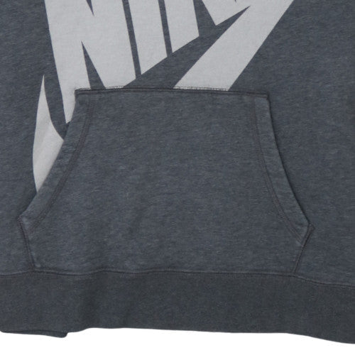 Womens UK Size M Nike Grey Pullover Hoodie