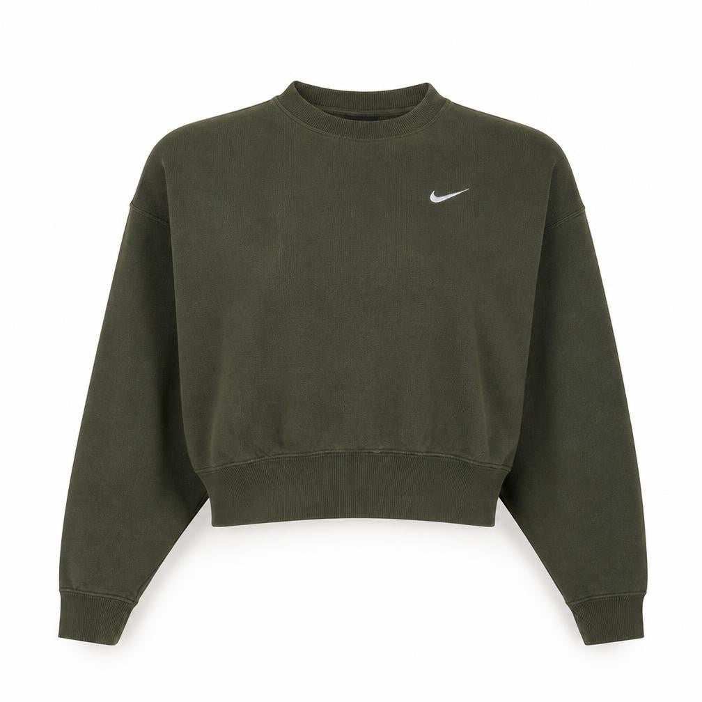 Womens UK Size S Nike Green Pullover Sweatshirt