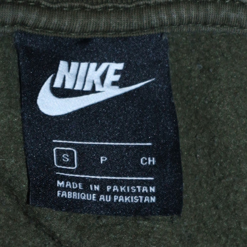 Womens UK Size S Nike Green Pullover Sweatshirt