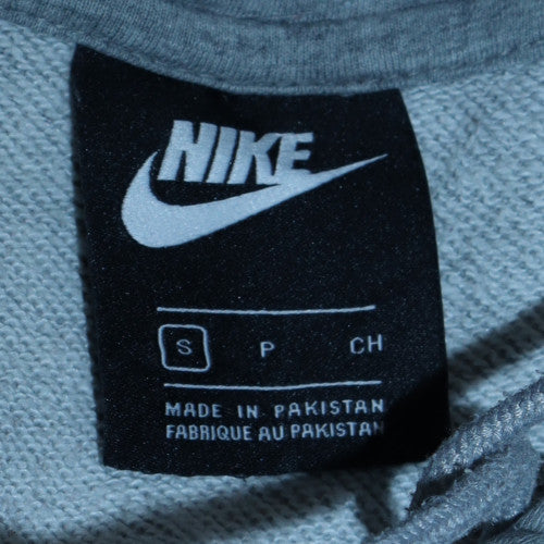 Mens UK Size S Nike Grey Pullover Hoodie