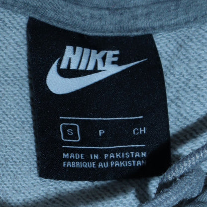 Mens UK Size S Nike Grey Pullover Hoodie