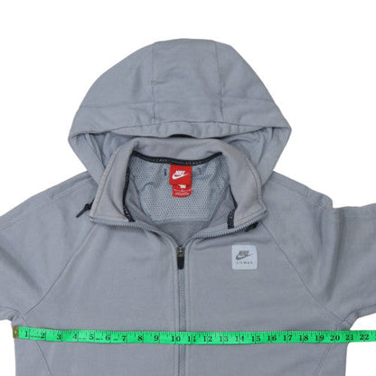 Mens UK Size M Nike Grey Full Zip Hoodie
