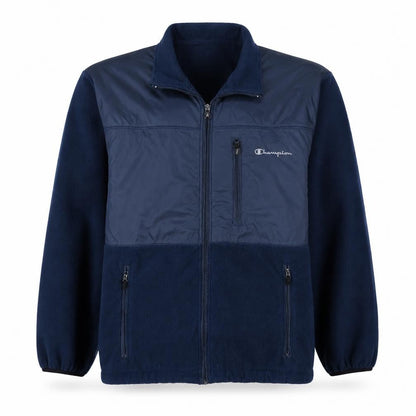 Champion Men's Blue L Fleece Lined Full Zip Basic Jacket