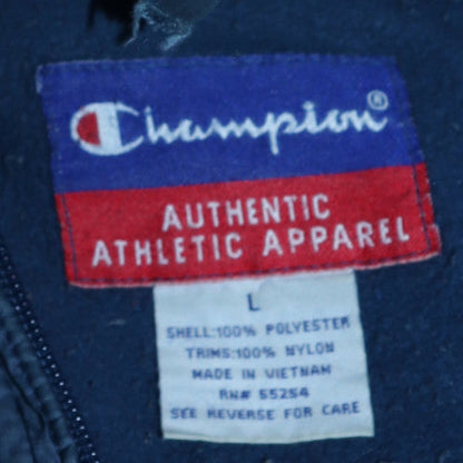 Champion Men's Blue L Fleece Lined Full Zip Basic Jacket