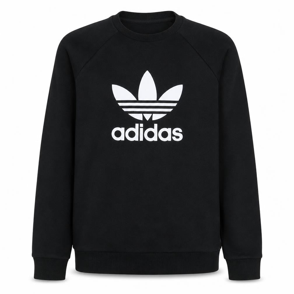 Mens UK Size S adidas Black Pullover Sweatshirt