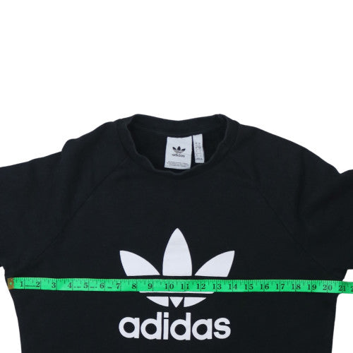 Mens UK Size S adidas Black Pullover Sweatshirt