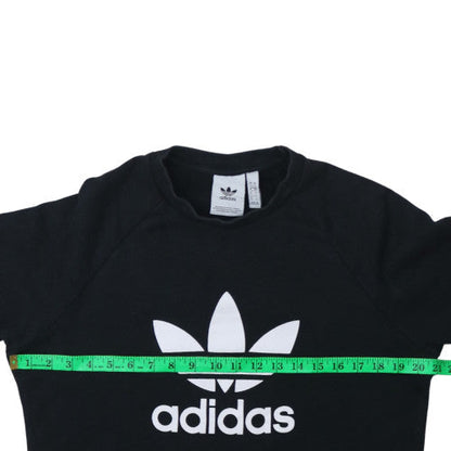 Mens UK Size S adidas Black Pullover Sweatshirt