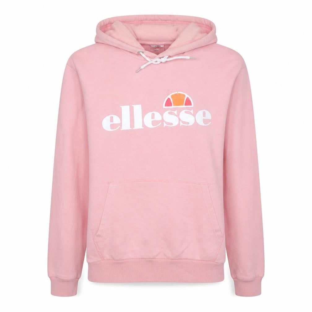 Womens UK Size 12 Ellesse Pink Pullover Hoodie