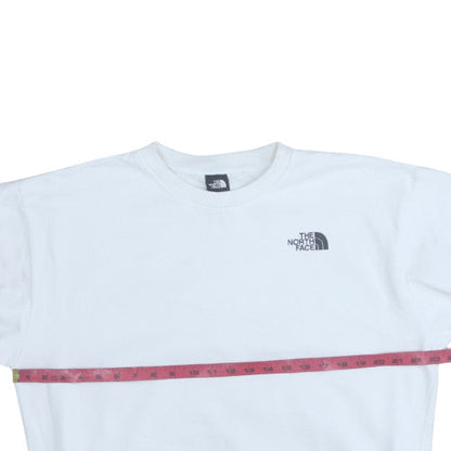 Womens UK Size S The North Face White Pullover Sweatshirt