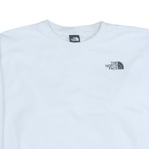 Womens UK Size S The North Face White Pullover Sweatshirt
