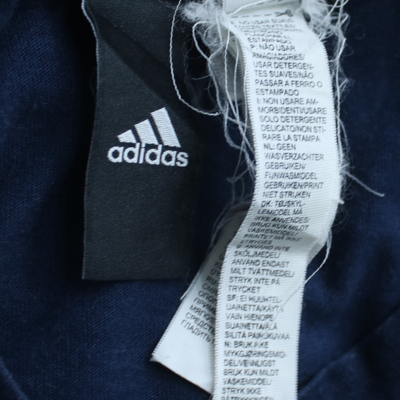 Adidas Men's Blue Graphic Logo Sports T-Shirt Size S