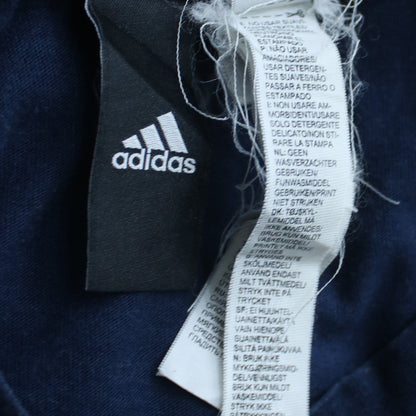Adidas Men's Blue Graphic Logo Sports T-Shirt Size S