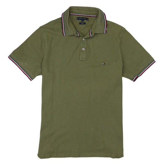 Tommy Hilfiger Men's Green Slim Fit Polo Shirt XL