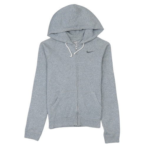 Womens UK Size XS Nike Grey Full Zip Hoodie