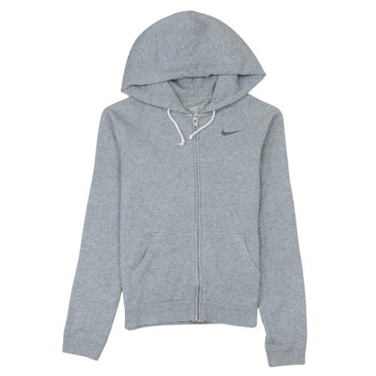 Womens UK Size XS Nike Grey Full Zip Hoodie