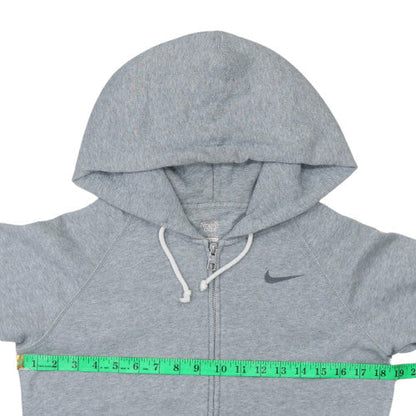 Womens UK Size XS Nike Grey Full Zip Hoodie