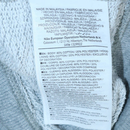 Womens UK Size XS Nike Grey Full Zip Hoodie