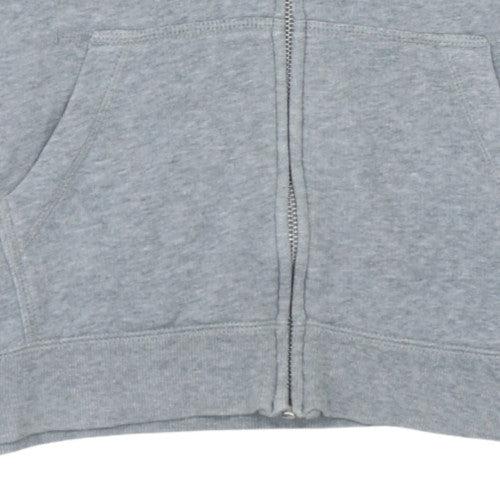 Womens UK Size XS Nike Grey Full Zip Hoodie
