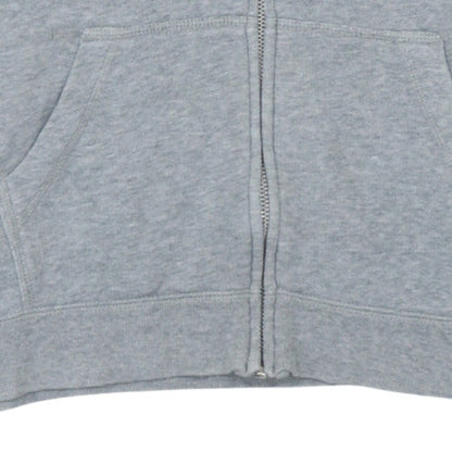 Womens UK Size XS Nike Grey Full Zip Hoodie
