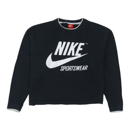 Womens UK Size M Nike Black Pullover Sweatshirt