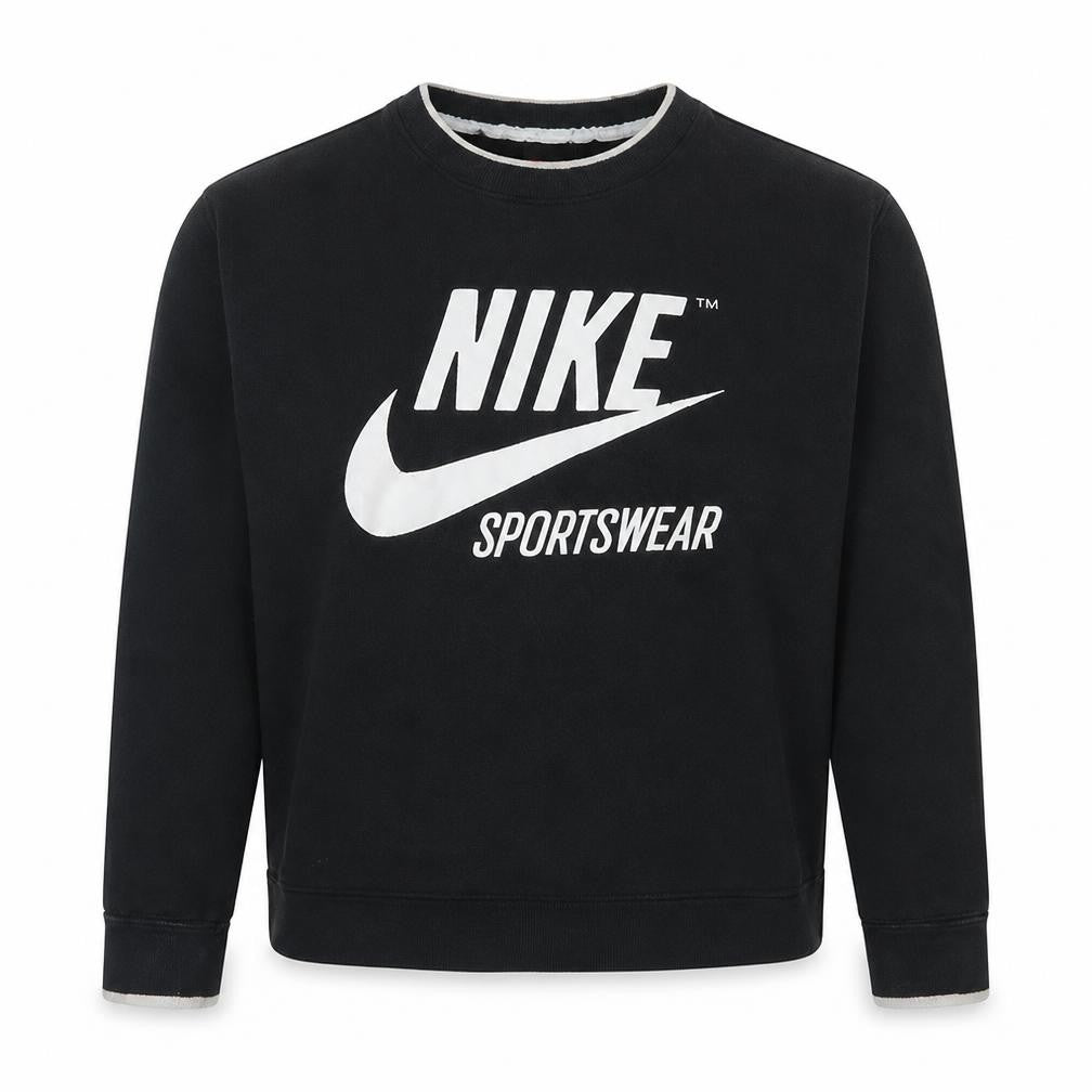 Womens UK Size M Nike Black Pullover Sweatshirt