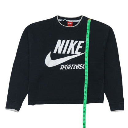 Womens UK Size M Nike Black Pullover Sweatshirt