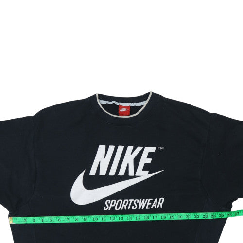 Womens UK Size M Nike Black Pullover Sweatshirt