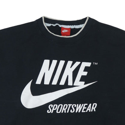 Womens UK Size M Nike Black Pullover Sweatshirt