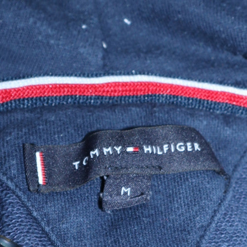 Mens UK Size M Tommy Hilfiger Blue Full Zip Hoodie