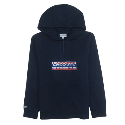 Mens UK Size M Lacoste Blue Pullover Hoodie
