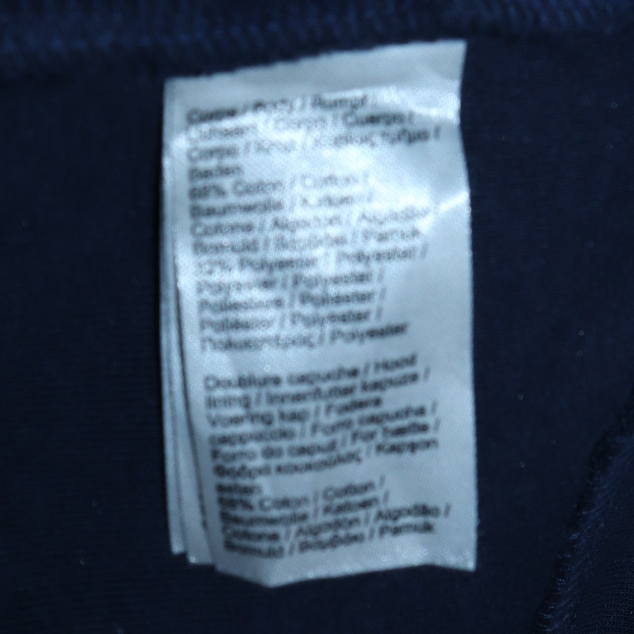 Mens UK Size M Lacoste Blue Pullover Hoodie
