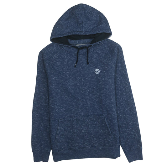 Mens UK Size M Hollister Blue Pullover Hoodie