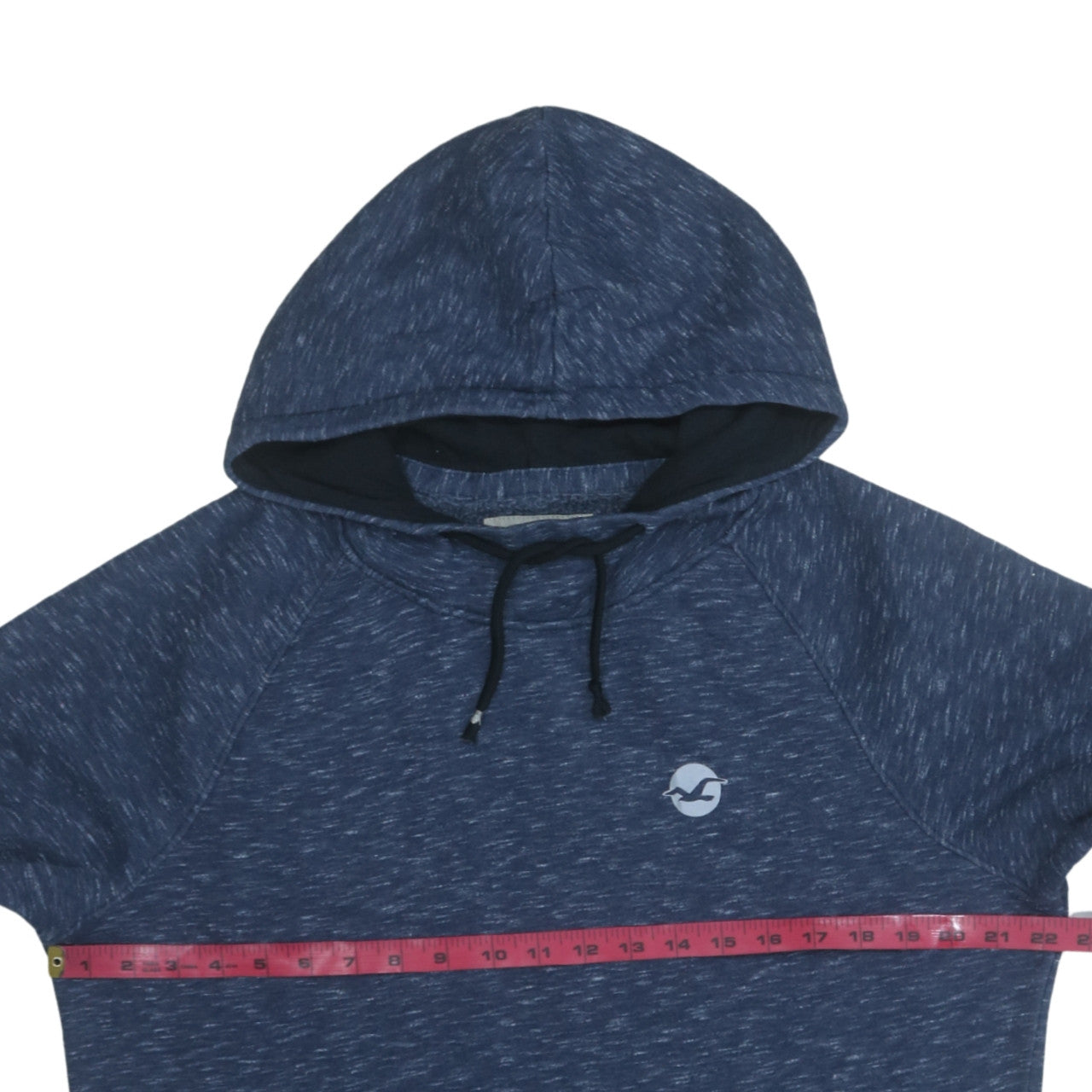 Mens UK Size M Hollister Blue Pullover Hoodie
