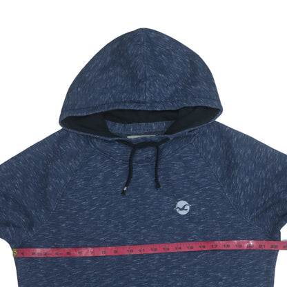 Mens UK Size M Hollister Blue Pullover Hoodie