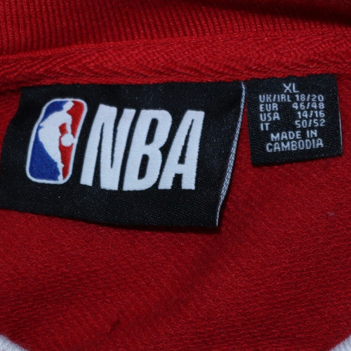 Womens UK Size XL NBA Red Pullover Sweatshirt
