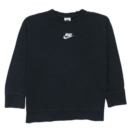 Womens UK Size M Nike Black Pullover Sweatshirt