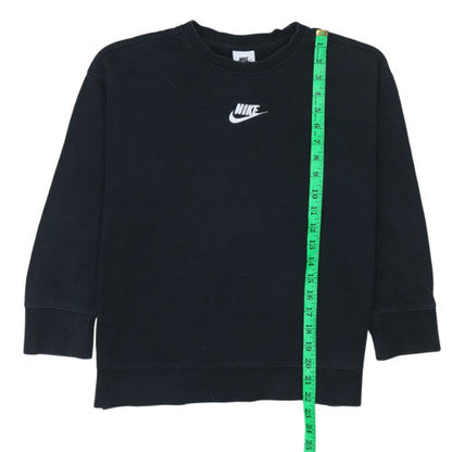 Womens UK Size M Nike Black Pullover Sweatshirt