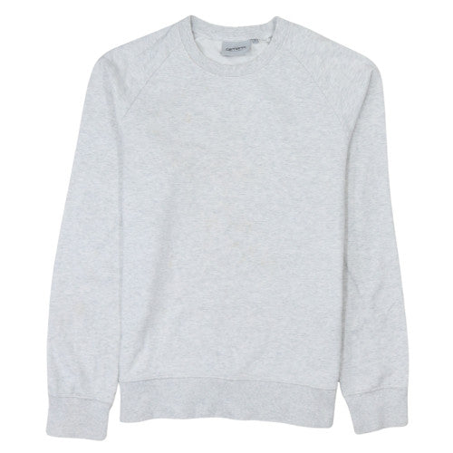 Mens UK Size S Carhartt Grey Pullover Sweatshirt