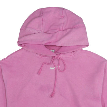 Womens UK Size M Nike Pink Pullover Hoodie