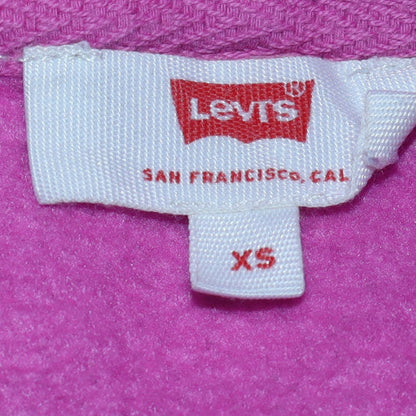 Womens UK Size XS Levi's Pink Pullover Hoodie