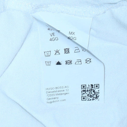 Hugo Boss Men's White Crew Neck Classic Cotton T-Shirt Size XL