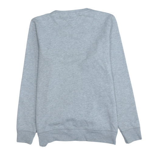 Mens UK Size M Tommy Jeans Grey Pullover Sweatshirt