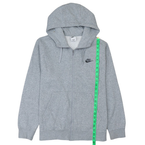 Mens UK Size M Nike Grey Full Zip Hoodie