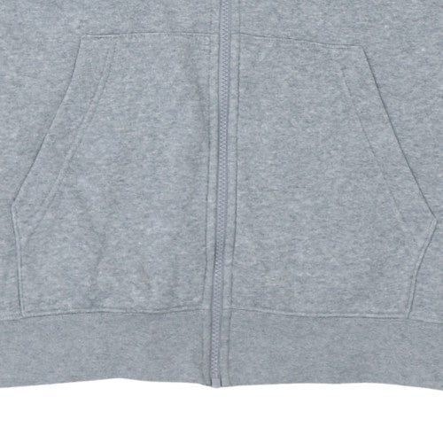 Mens UK Size M Nike Grey Full Zip Hoodie