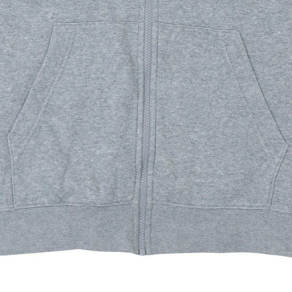 Mens UK Size M Nike Grey Full Zip Hoodie