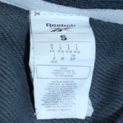 Womens UK Size S Reebok Black Pullover Sweatshirt