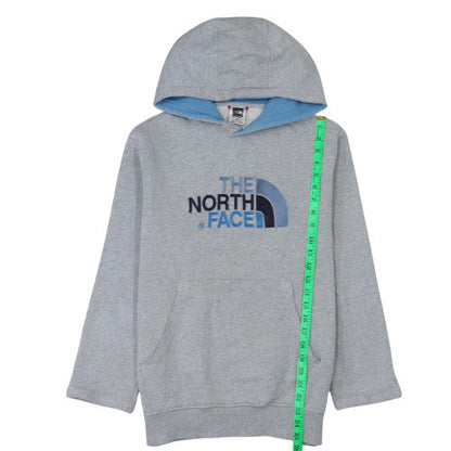 Mens UK Size M The North Face Grey Pullover Hoodie