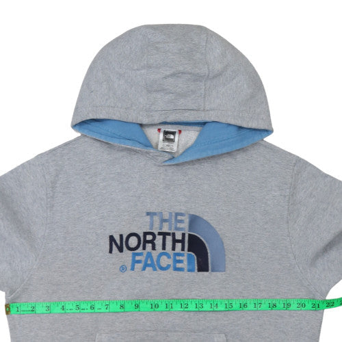 Mens UK Size M The North Face Grey Pullover Hoodie