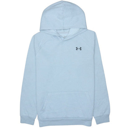 Under Armour Boys Blue XL Pullover Fleece Hoodie ColdGear